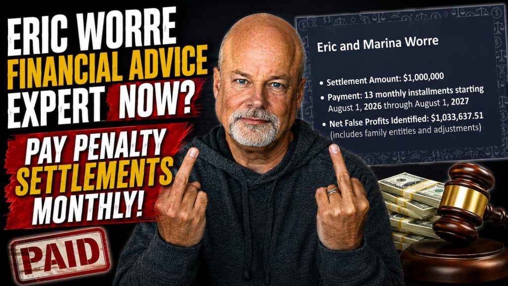 Eric Worre will pay Traders Domain Receivership monthly